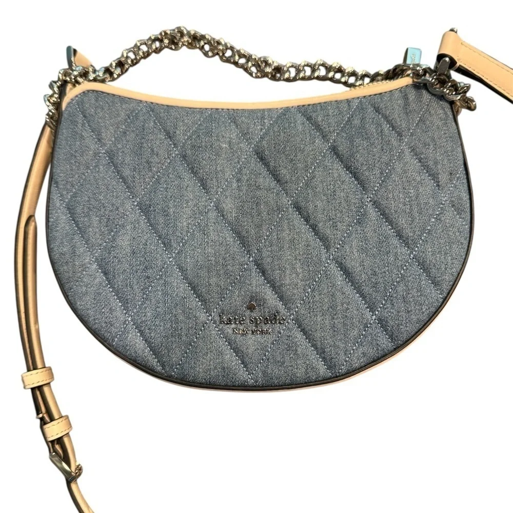 Kate Spade Carey Denim Zip Top Crossbody